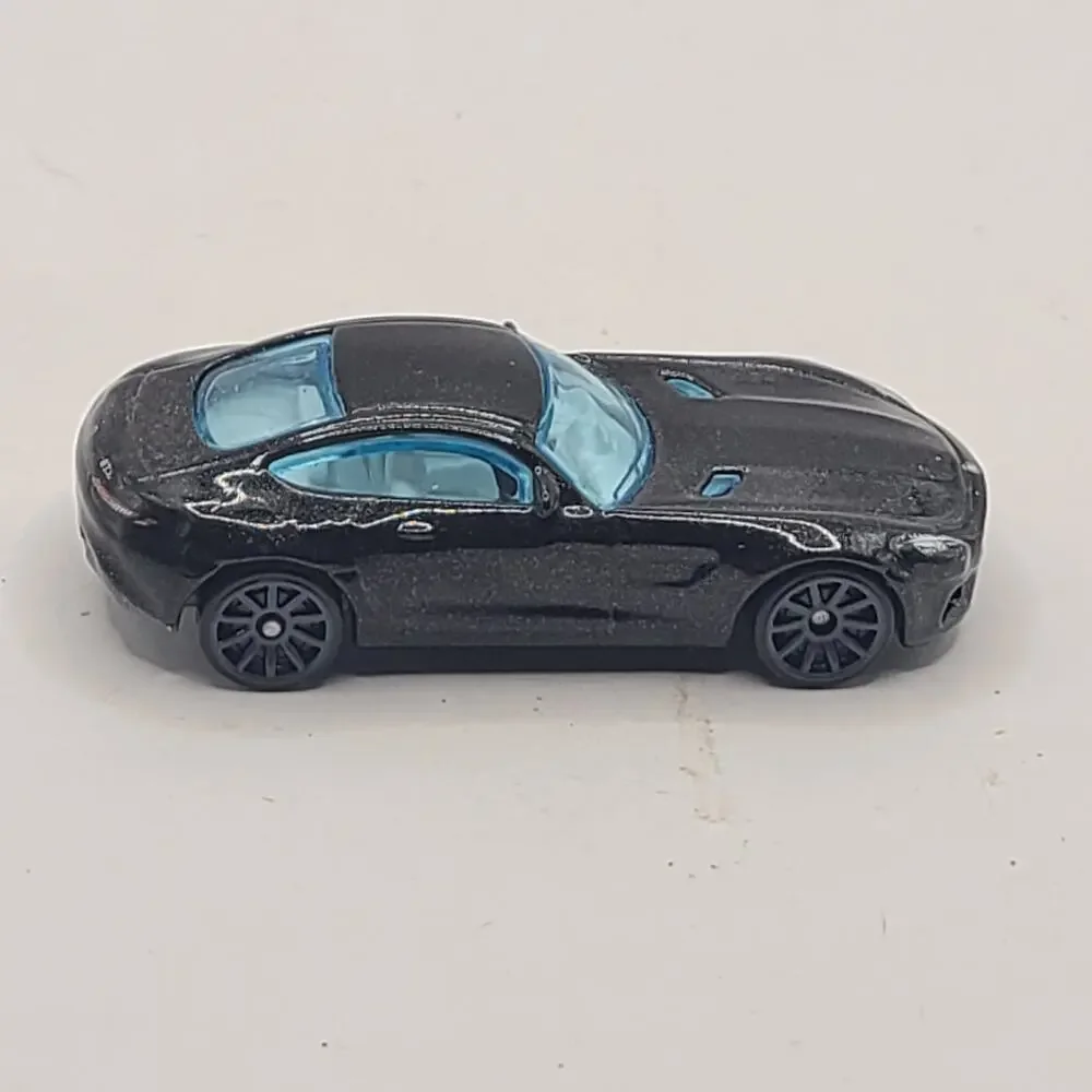 '15 Mercedes-AMG GT Hot Wheels 2018 Nightburnerz #142 Black 10SP 1:64 Loose